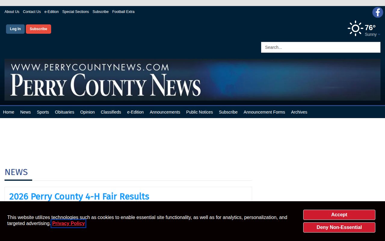 Perry County crime news and local report landing page